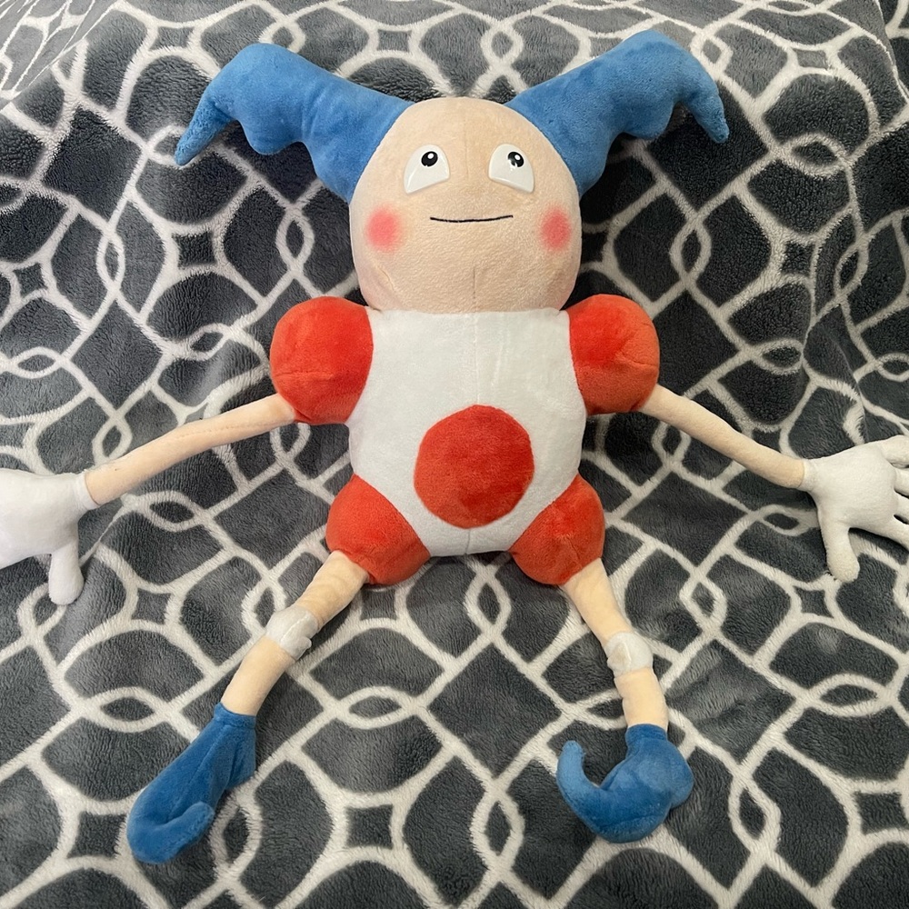 Pokemon Detective Pikachu Mr. Mime Poseable Plush 12" Stuffed Toy WCT G6